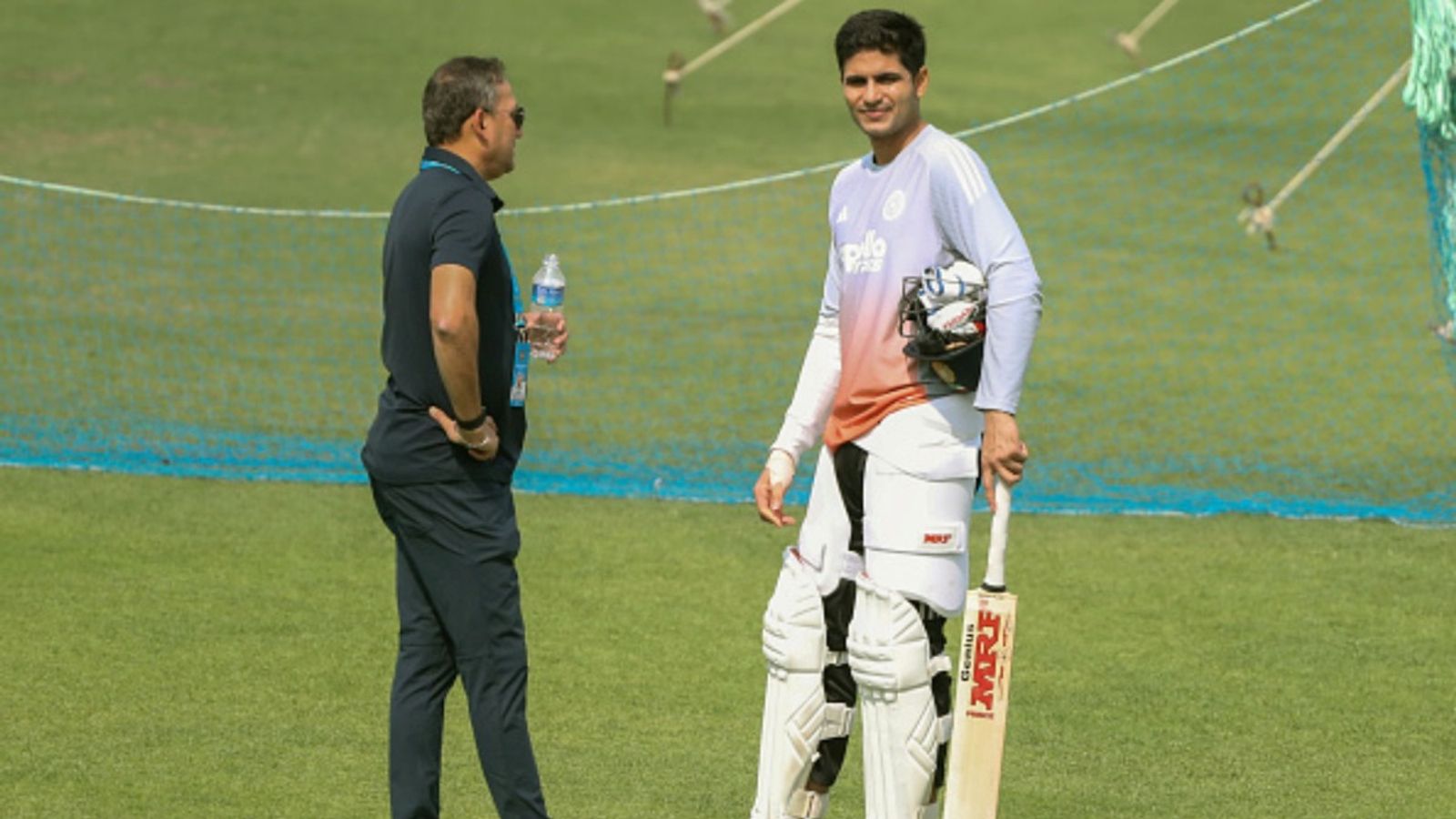 Why Shubman Gill was dropped T20 World Cup 2026 squad? Ajit Agarkar says, 'If your keeper is going to bat at the top...' BCCI chief selector Ajit Agarkar talks with Shubman Gill during a practice session.
