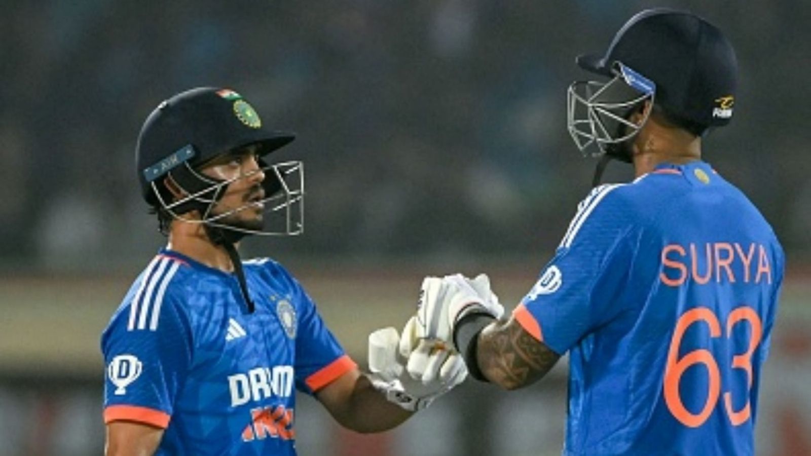 Why Ishan Kishan got a direct entry into T20 World Cup 2026 squad after long absence? Ajit Agarkar explains rationale behind surprise move India's captain Suryakumar Yadav and Ishan Kishan (L) bump their fists during the T20I clash against Australia.