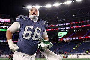 WATCH: Patriots rookie Will Campbell goes viral after shirtless beer chug at Celtics vs Heat game SportsTak