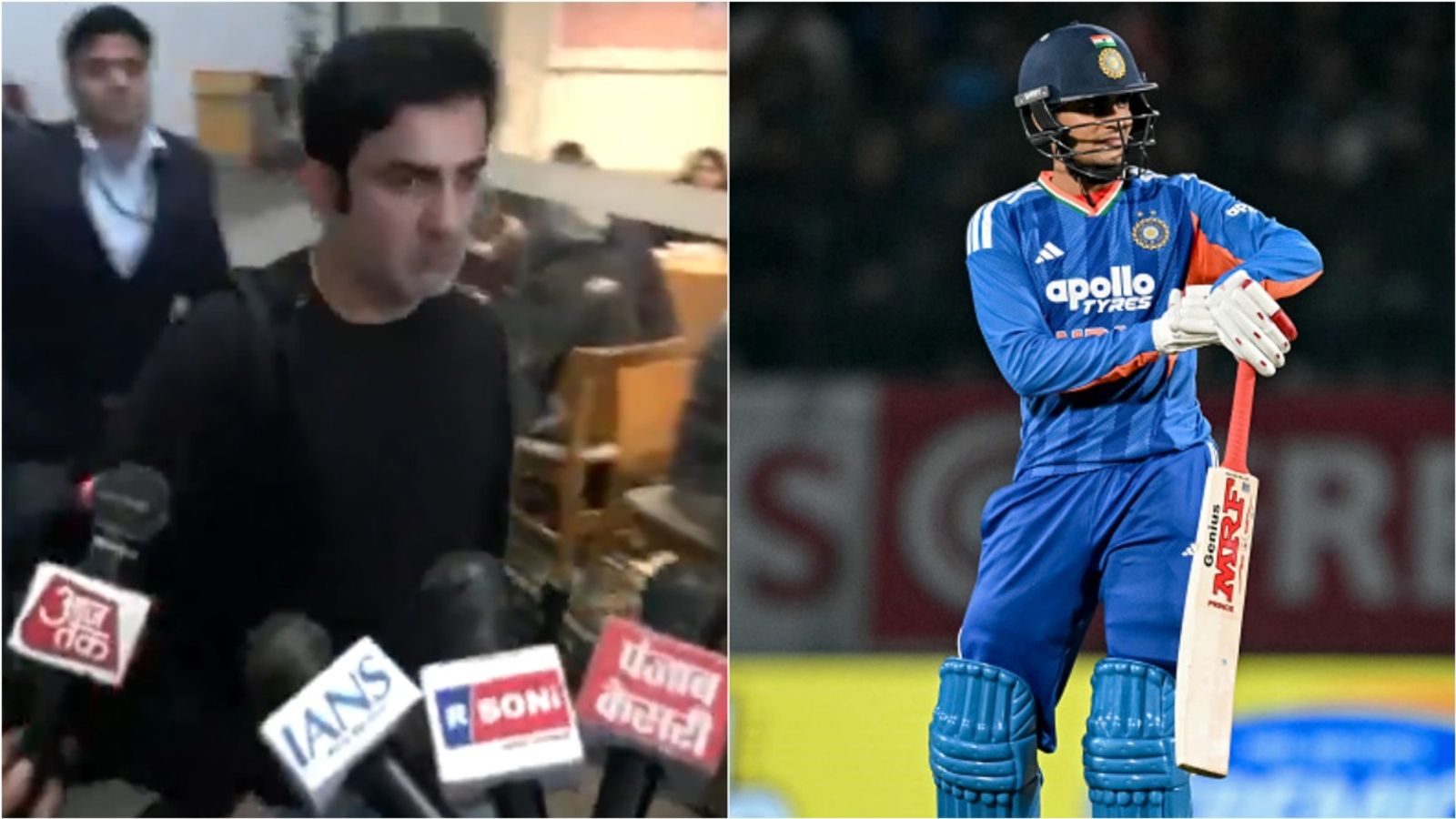 Gautam Gambhir stays tight-lipped on Shubman Gill T20 World Cup 2026 snub question, ignores hard question at airport; watch video Gautam Gambhir stays tight-lipped on Shubman Gill T20 World Cup 2026 snub question, ignores hard question at airport; watch video