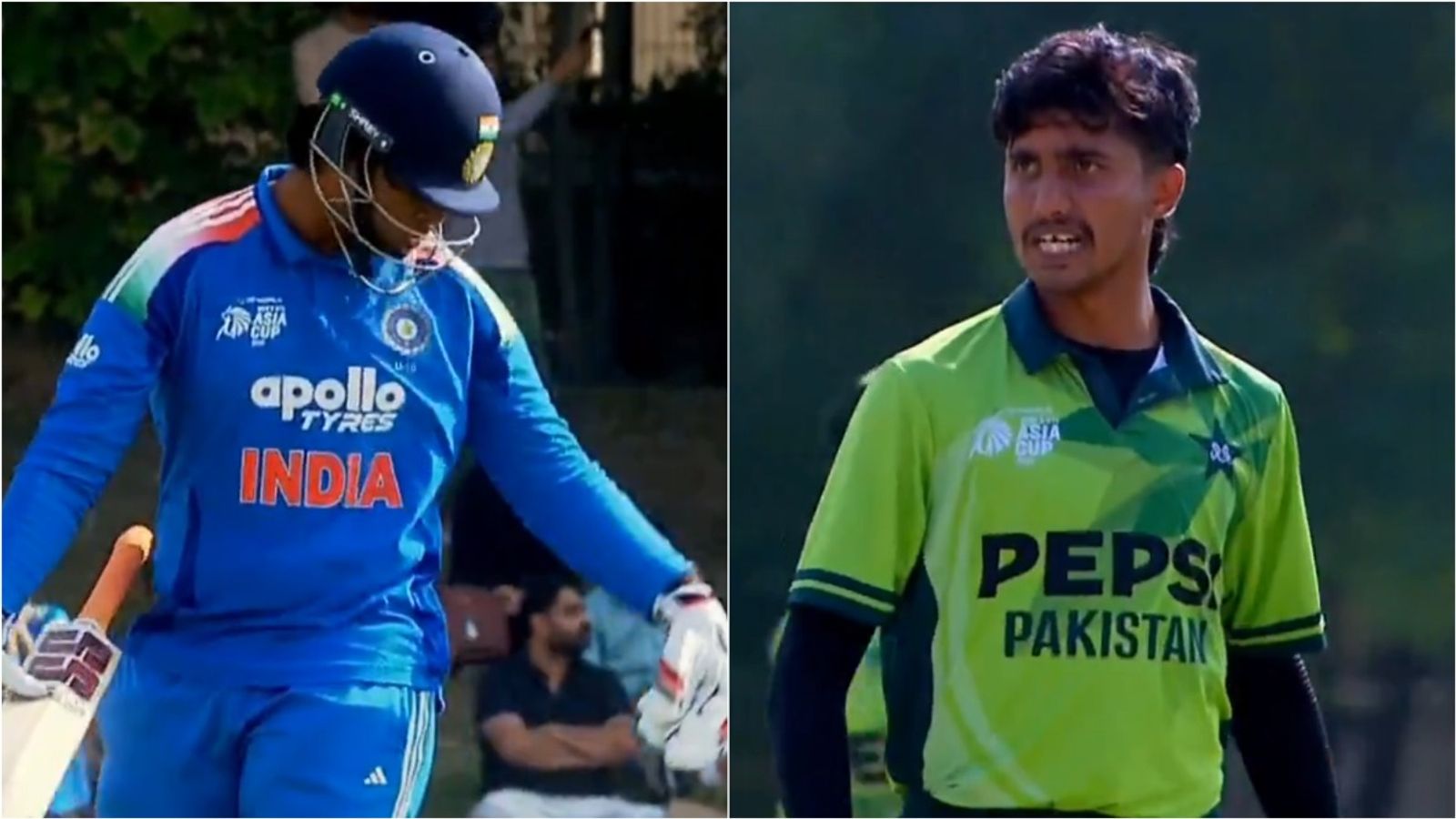 Vaibhav Suryavanshi points to his shoes in response to Pakistan pacer abusing him during Under-19 Asia Cup 2025 final; video goes viral Vaibhav Suryavanshi points to his shoes in response to Pakistan pacer abusing him during Under-19 Asia Cup 2025 final; video goes viral