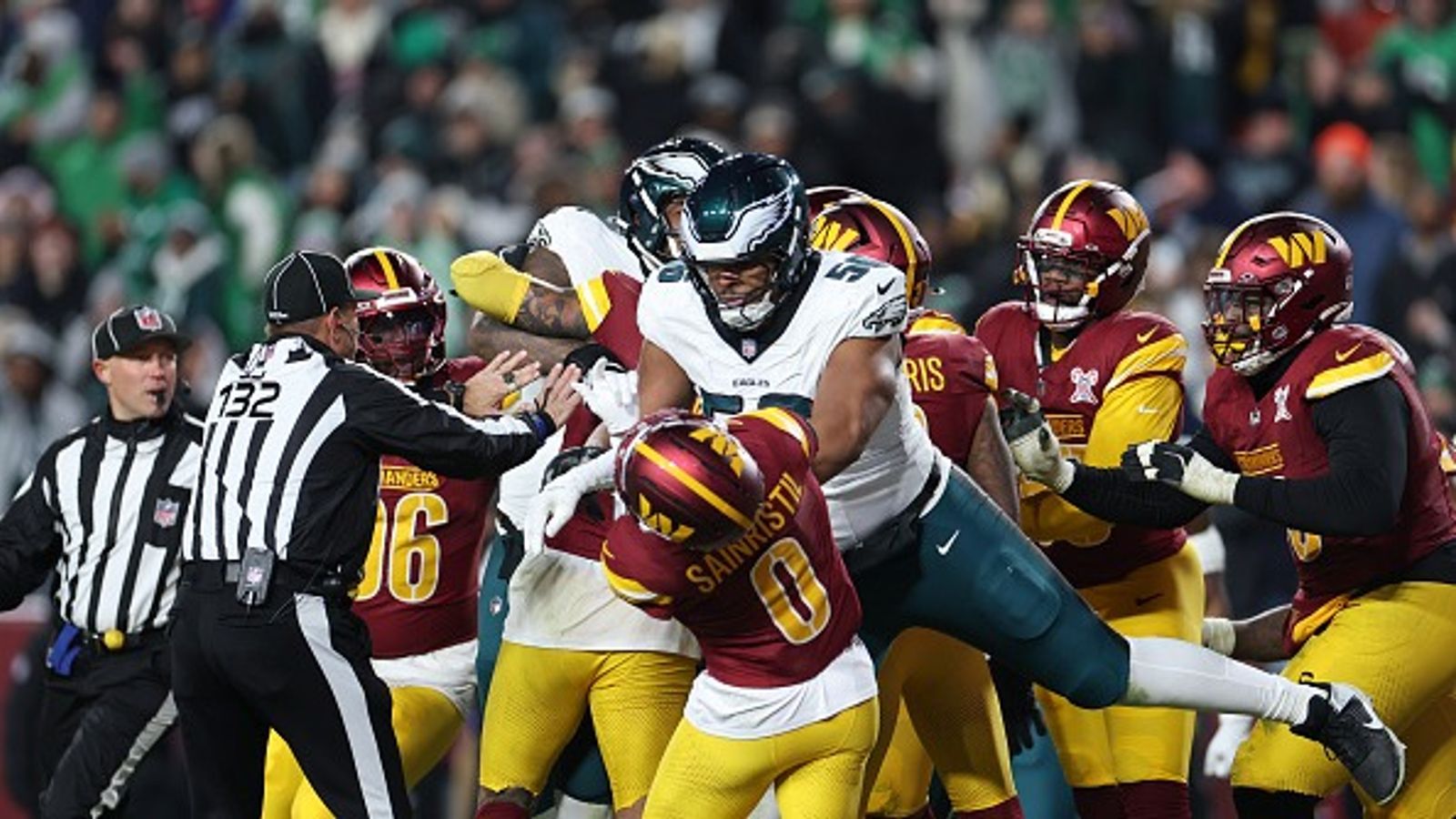 WATCH: Brawl erupts in Eagles vs Commanders clash as Tyler Steen, Javon Kinlaw and Quan Martin are ejected WATCH: Brawl erupts in Eagles vs Commanders clash as Tyler Steen, Javon Kinlaw and Quan Martin are ejected