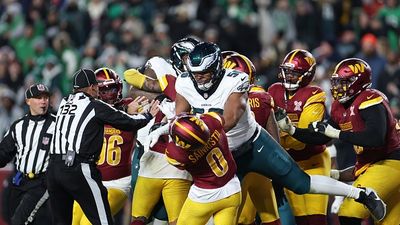 WATCH: Brawl erupts in Eagles vs Commanders clash as Tyler Steen, Javon Kinlaw and Quan Martin are ejected SportsTak