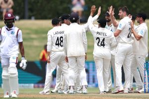 Conway-Latham's historic tons, Duffy's fifer lead New Zealand to massive 323-run win over West Indies, clinch series 2-0 SportsTak