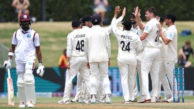 Conway-Latham's historic tons, Duffy's fifer lead New Zealand to massive 323-run win over West Indies, clinch series 2-0 Jacob Duffy