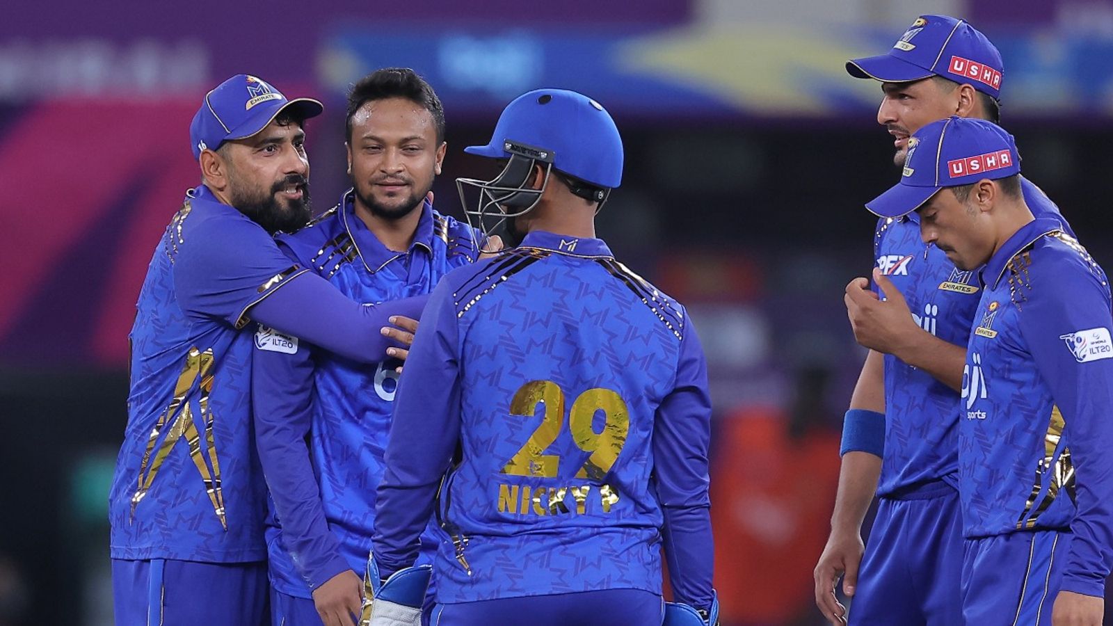 ILT20: Shakib, Pollard star in MI Emirates' win, Vipers skipper Curran blames tight schedule for loss ILT20: Shakib, Pollard star in MI Emirates' win, Vipers skipper Curran blames tight schedule for loss