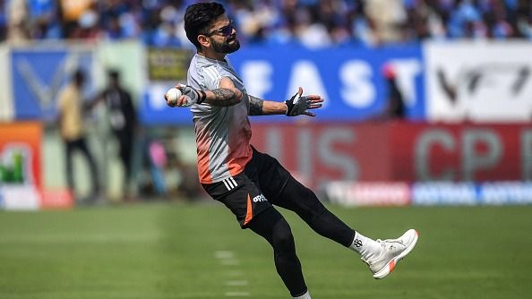 India's batting maestro Virat Kohli in this frame. (Getty)