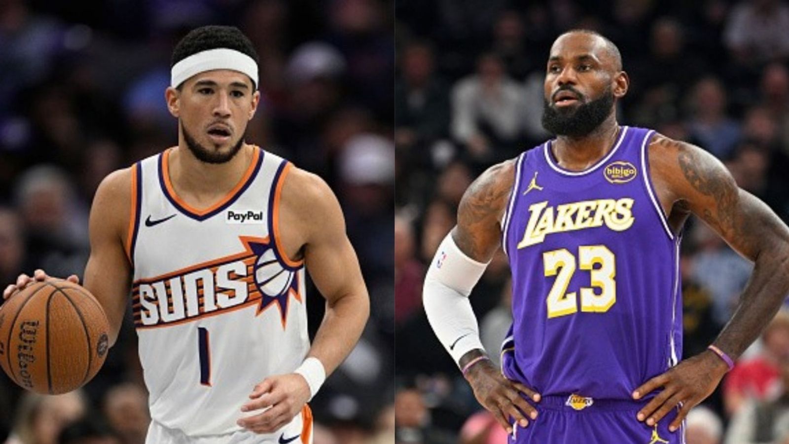 Lakers vs Suns schedule: Date, time, live stream, and more on NBA 2025-26 season (December 23) Devin Booker, LeBron James in the frame (Images via Getty)