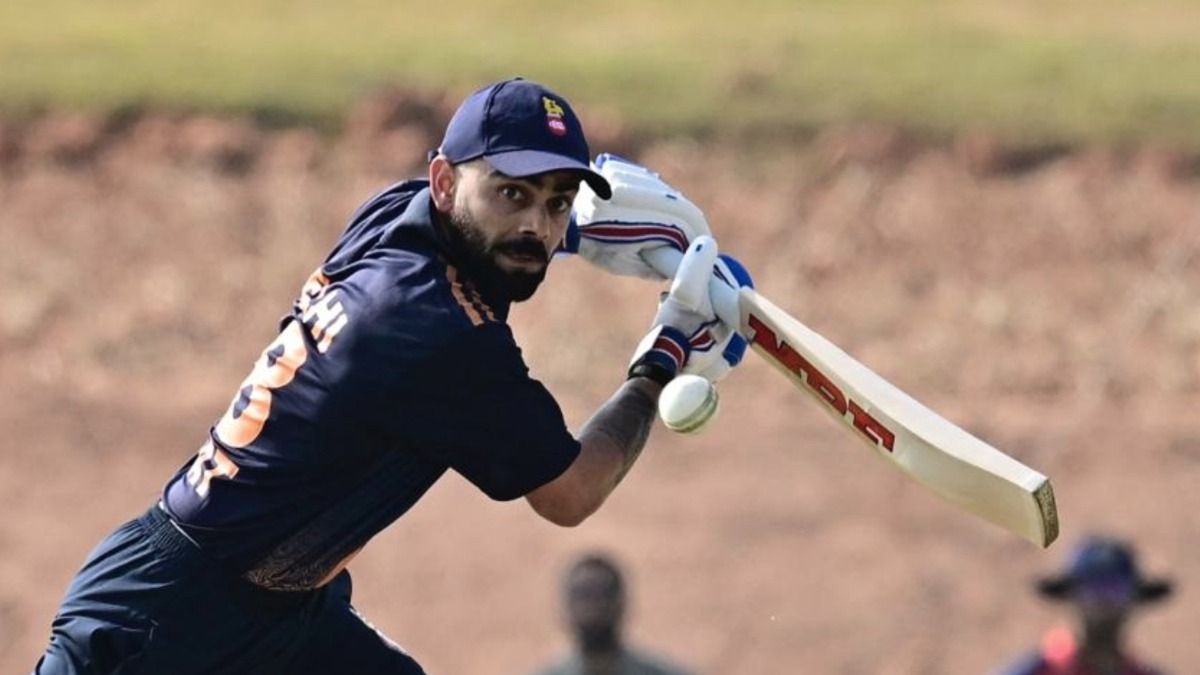 Virat Kohli playing for Delhi in VHT clash vs Andhra