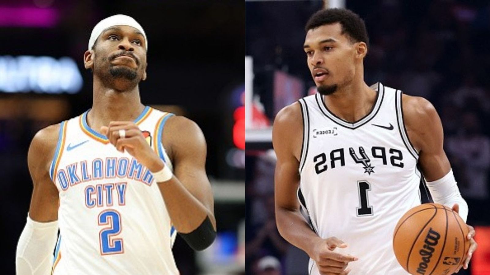Thunder vs Spurs schedule: Date, time, live stream, and more on NBA 2025-26 season (December 25) Shai Gilgeous Alexander, Victor Wembanyama in the frame (Images via Getty)