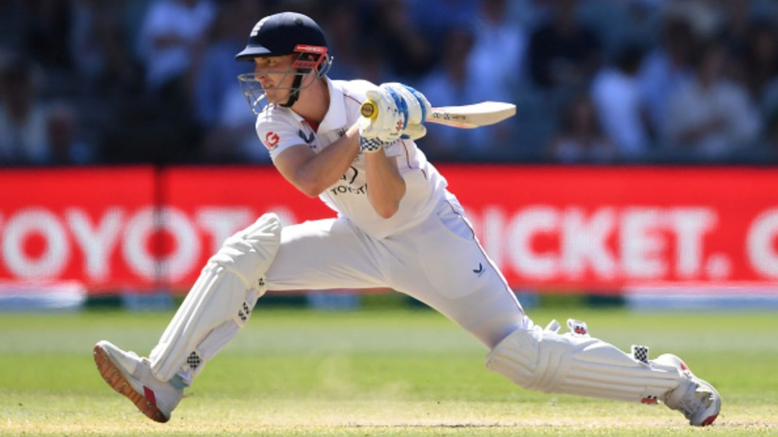 Ashes 2025-26: Harry Brook set to become fastest English batter to this Test feat since 1949 Harry Brook of England bats against Nathan Lyon during day four of the third Test in the 2025-26 Ashes at Adelaide Oval on December 20, 2025.