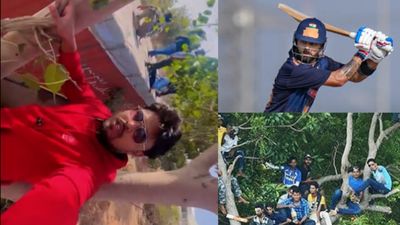 Watch: Virat Kohli's craze hits new high as fans climb trees to witness his Vijay Hazare Trophy ton Virat Kohli's craze hits new high as fans climb trees to witness his Vijay Hazare Trophy ton