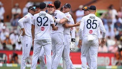 England star's shock retirement admission after thrashing Australia in Boxing Day Test England's star pacer Josh Tongue (centre L) celebrates with his teammates in this frame. (Getty)