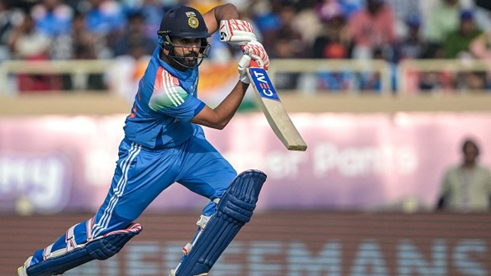 Rohit on cusp of bagging mighty milestone in ODI series vs NZ and join Kohli in elite list India's batting maestro Rohit Sharma in this frame. (Getty)