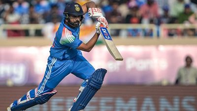 Rohit on cusp of bagging mighty milestone in ODI series vs NZ and join Kohli in elite list India's batting maestro Rohit Sharma in this frame. (Getty)