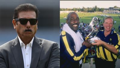 Ravi Shastri pens down an emotional note on ex-England cricketer Hugh Morris’ demise Ravi Shastri along with Hugh Morris