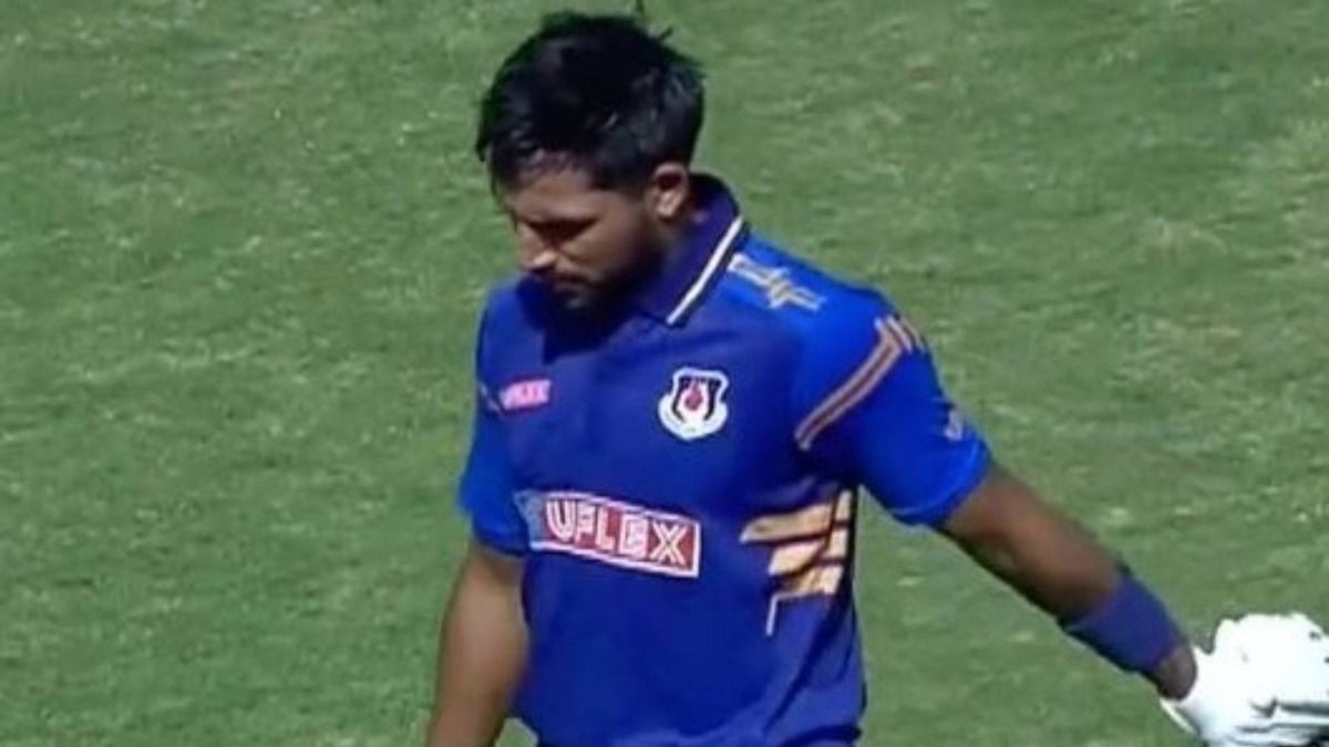 Dhruv Jurel scored a century for Uttar Pradesh against Baroda in the Vijay Hazare Trophy (via X) Dhruv Jurel scored a century for Uttar Pradesh against Baroda in the Vijay Hazare Trophy (via X)