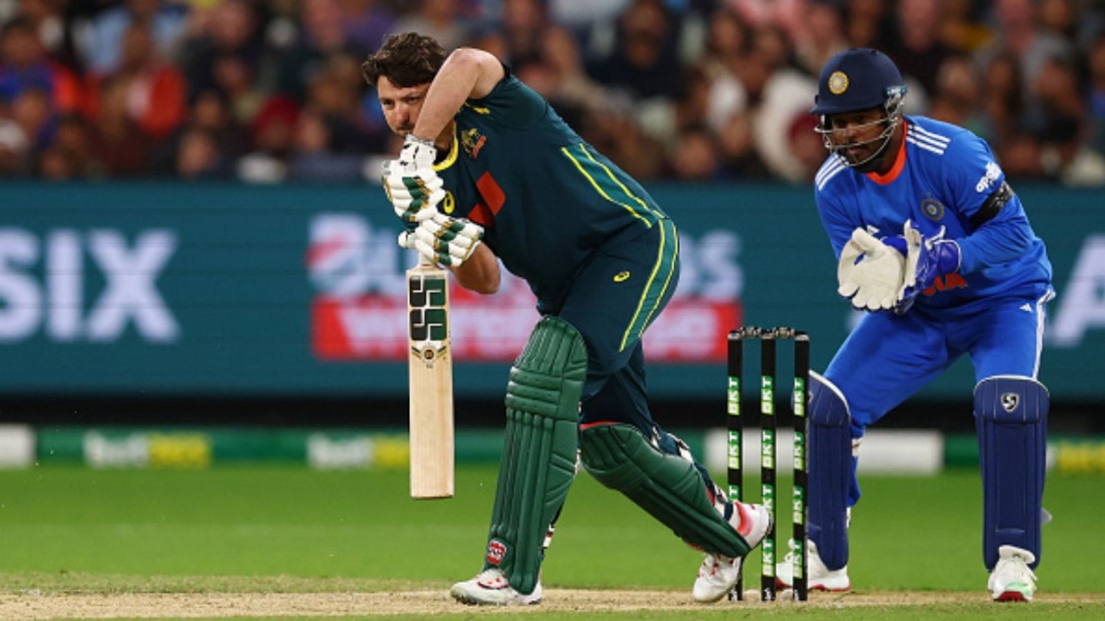 Tim David ruled out of BBL 2025-26, doubts loom over T20 World Cup 2026 participation Tim David of Australia bats during game two of the T20I series against India at Melbourne Cricket Ground on October 31, 2025.