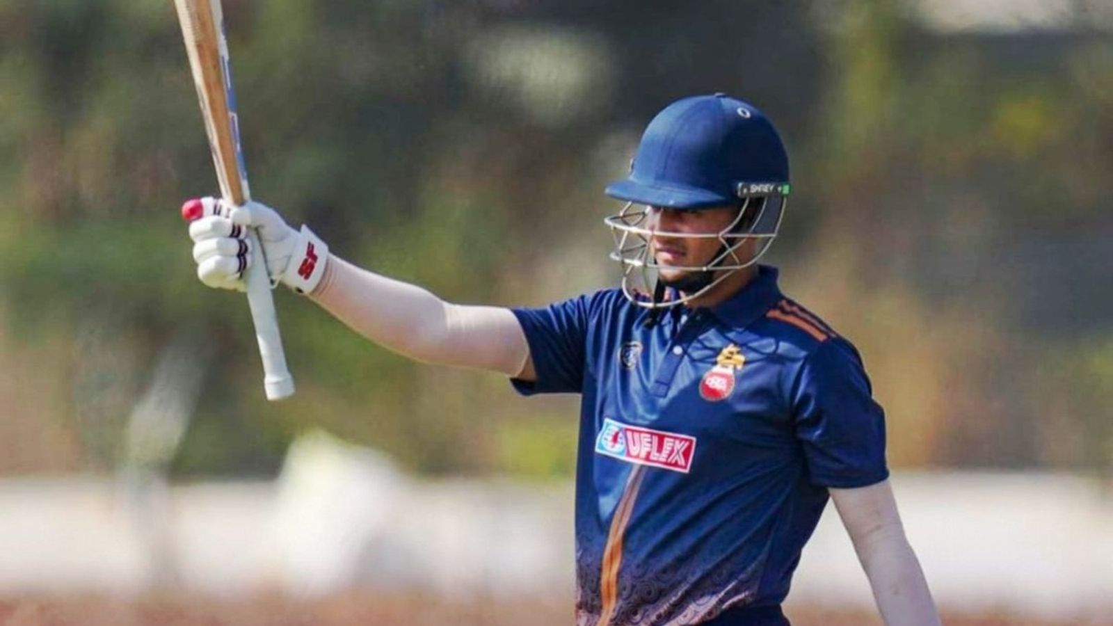 Priyansh Arya, Tejasvi Dahiya's fifties help Delhi chase 321 to beat Saurashtra in Vijay Hazare Trophy Priyansh Arya celebrating half century
