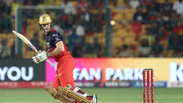 Jacob Bethell of Royal Challengers Bengaluru play a shot during the 2025 IPL match between Royal Challengers Bengaluru and Chennai Super Kings Jacob Bethell of Royal Challengers Bengaluru play a shot during the 2025 IPL match between Royal Challengers Bengaluru and Chennai Super Kings