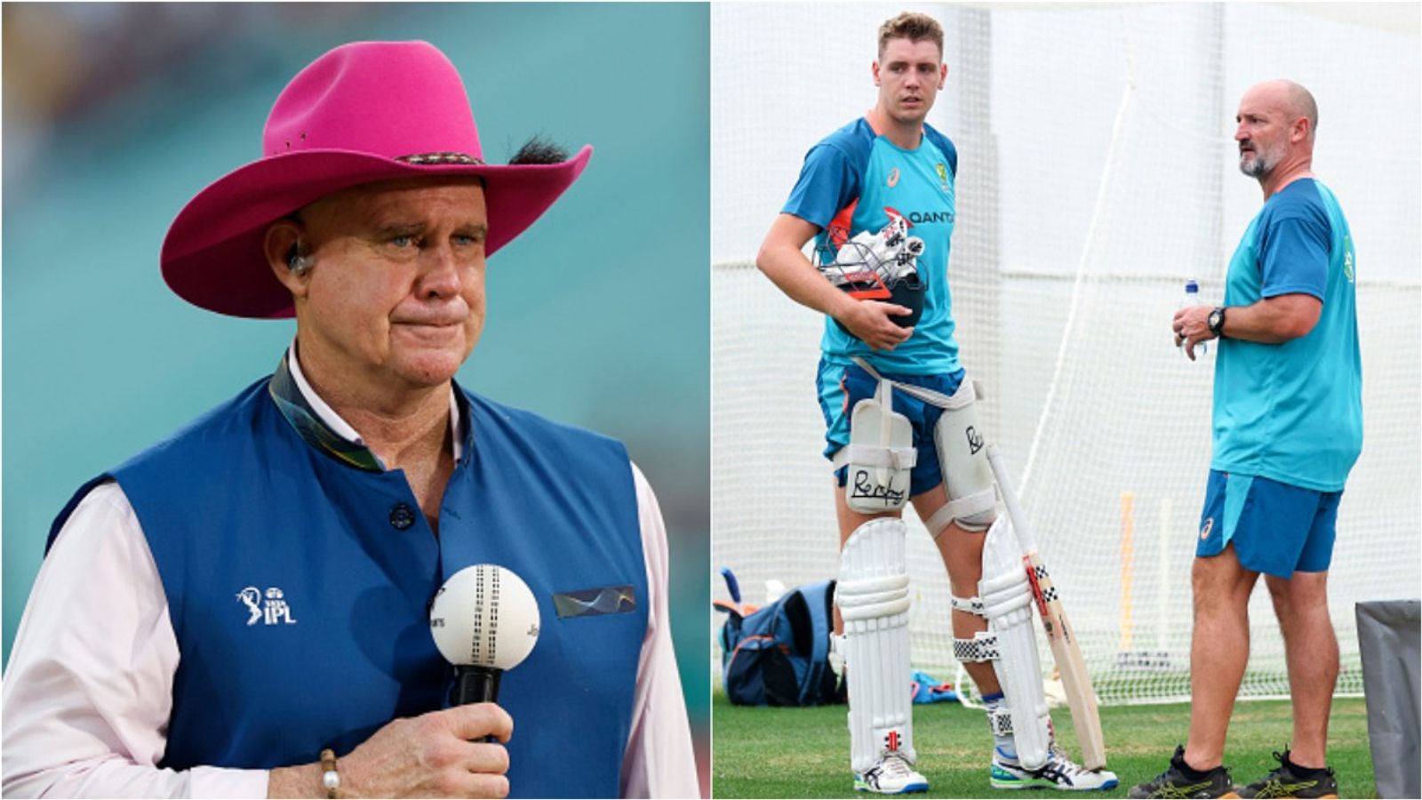 Hayden slams AUS batting coach after MCG horror, says 'bowlers look more technically sound than...' Australia batting coach Matthew Hayde; Cameron Green and batting coach Michael Di Venuto during a nest session.