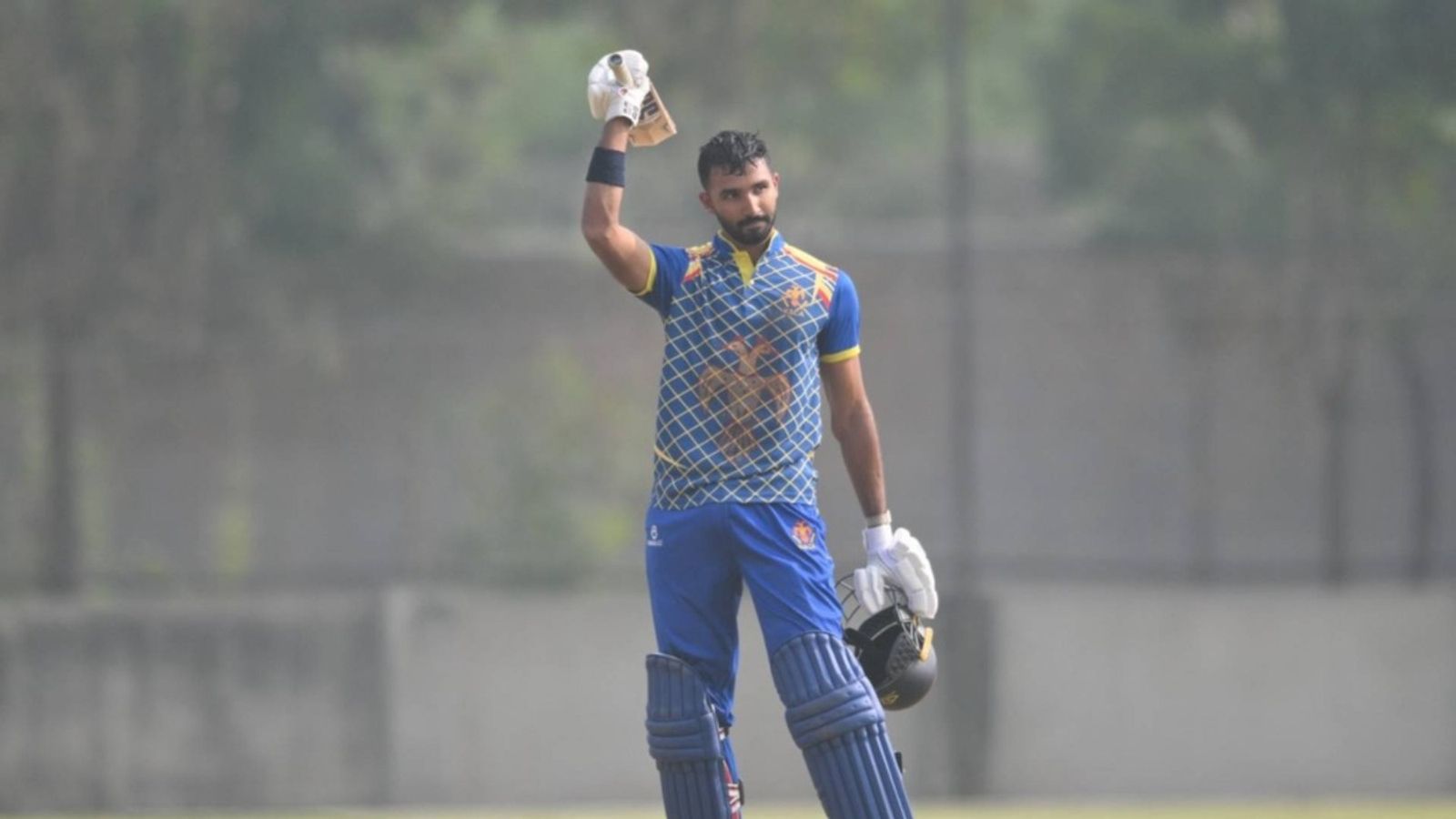 Ignored India batter sends firm message to selectors with third century in Vijay Hazare Trophy Devdutt Padikkal celebrates after scoring a century for Karnataka against Puducherry in Vijay Hazare Trophy (via X)