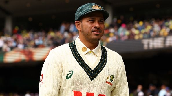 Australia's veteran batter Usman Khawaja in this frame. (Getty)
