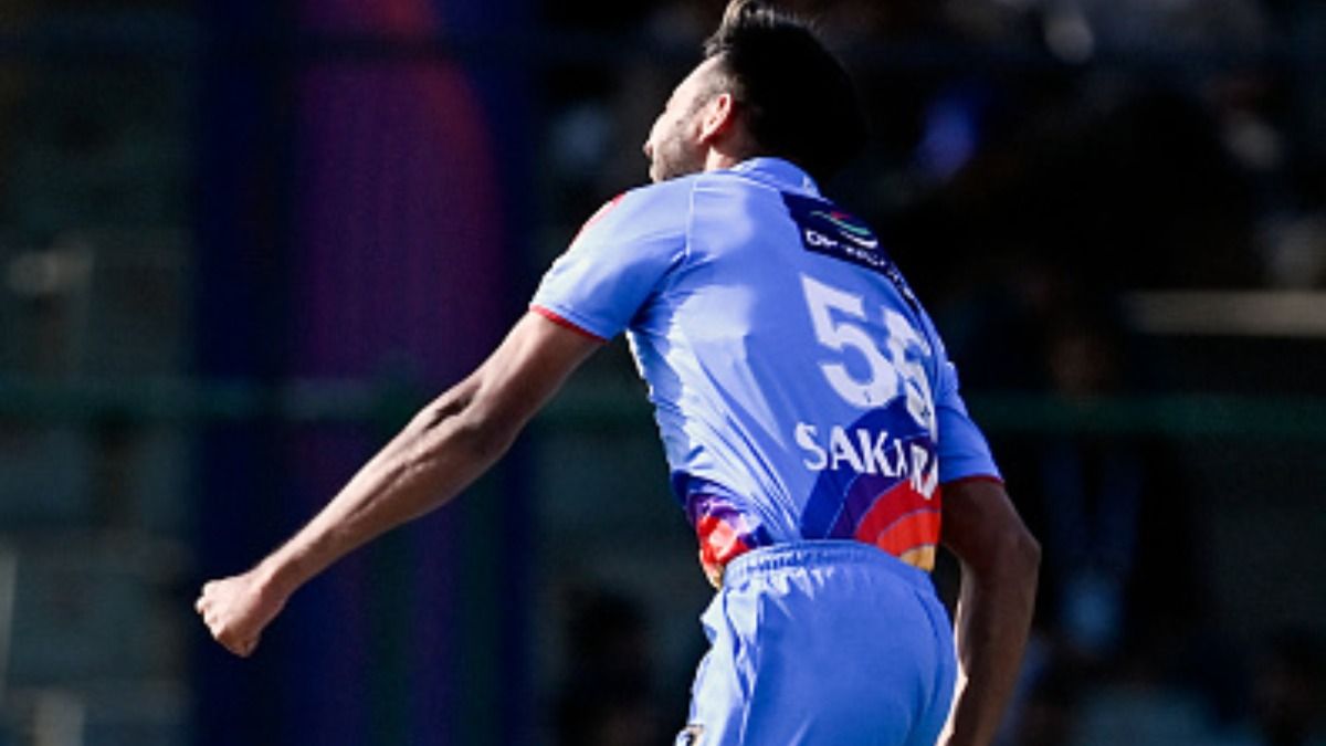 India pacer Chetan Sakariya in this frame. (Getty)