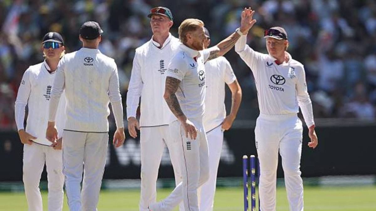 England's Ben Stokes (2nd R) celebrates the wicket of Australia's Jake Weatherald with teammates during the second day of the fourth Ashes cricket Test match between Australia and England (via Getty) England's Ben Stokes (2nd R) celebrates the wicket of Australia's Jake Weatherald with teammates during the second day of the fourth Ashes cricket Test match between Australia and England (via Getty)