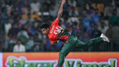 Bangladesh star becomes fastest pacer to take 400 T20 wickets Bangladesh's ace pacer Mustafizur Rahman in this frame. (Getty)