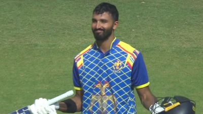Devdutt Padikkal smashes fourth century in Vijay Hazare Trophy, eyes India ODI call-up Devdutt Padikkal celebrating century
