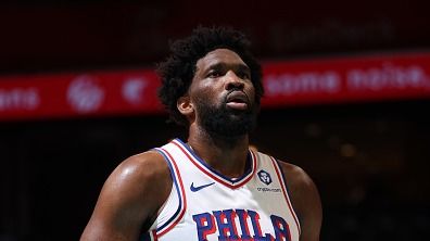 Joel Embiid #21 of the Philadelphia 76ers shoots a free throw during the game against the Memphis Grizzlies on December 30, 2025 at FedExForum in Memphis, Tennessee.