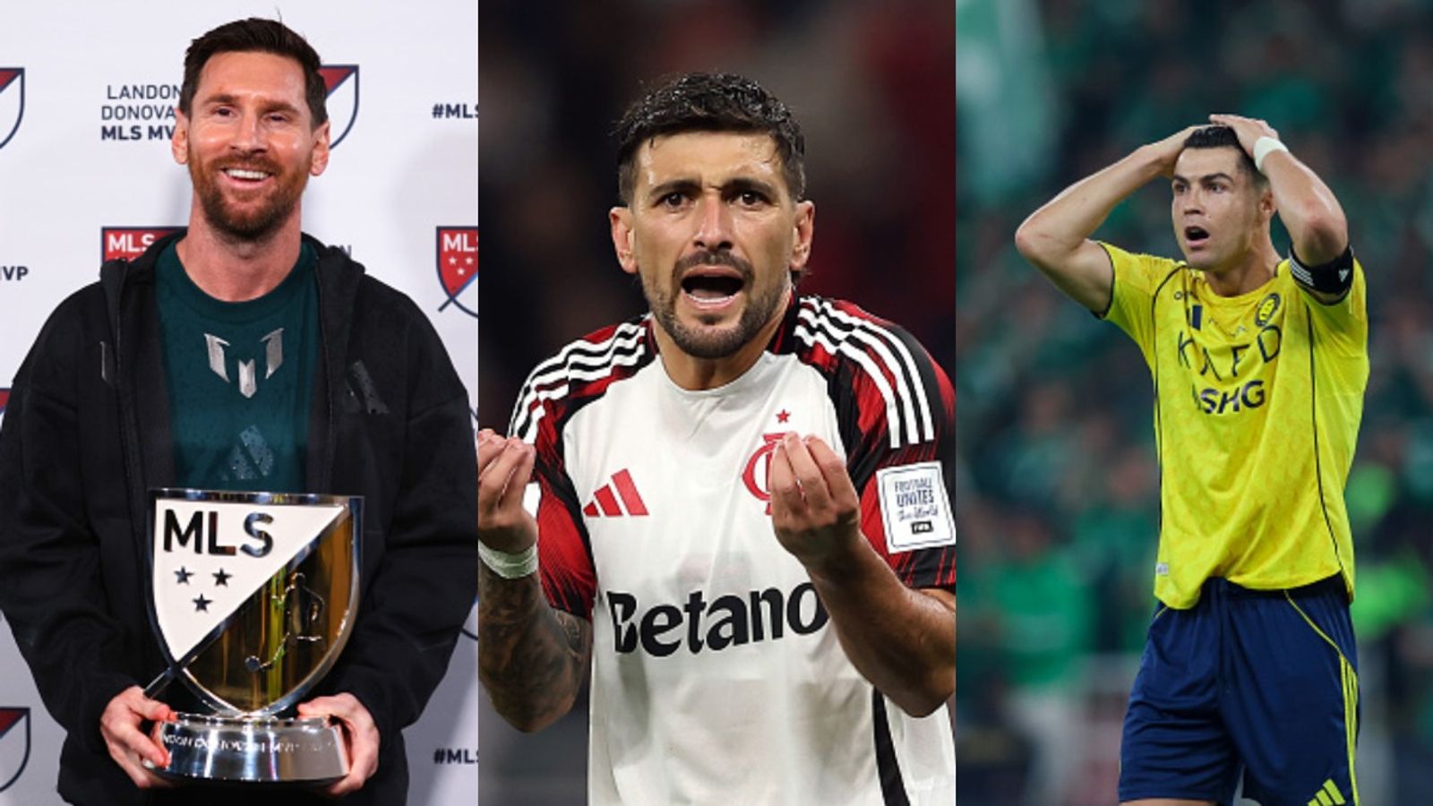 Meet Uruguayan star who beat Lionel Messi to Rei of America award, sold more jerseys than Cristiano Ronaldo in 2025, his name is... Lionel Messi,Giorgian De Arrascaetaa and Cristiano Ronaldo in the frame.