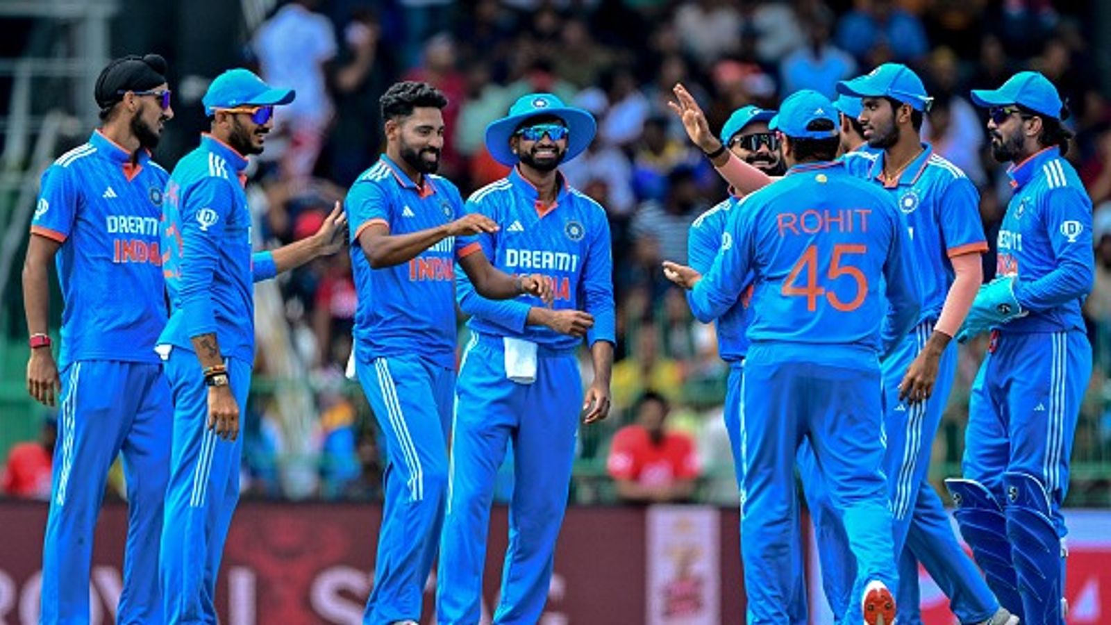 He is one of the unlucky guys to miss out from India's T20 WC squad: AB de Villiers India's Mohammed Siraj (3L) celebrates with his teammates in this frame. (Getty)