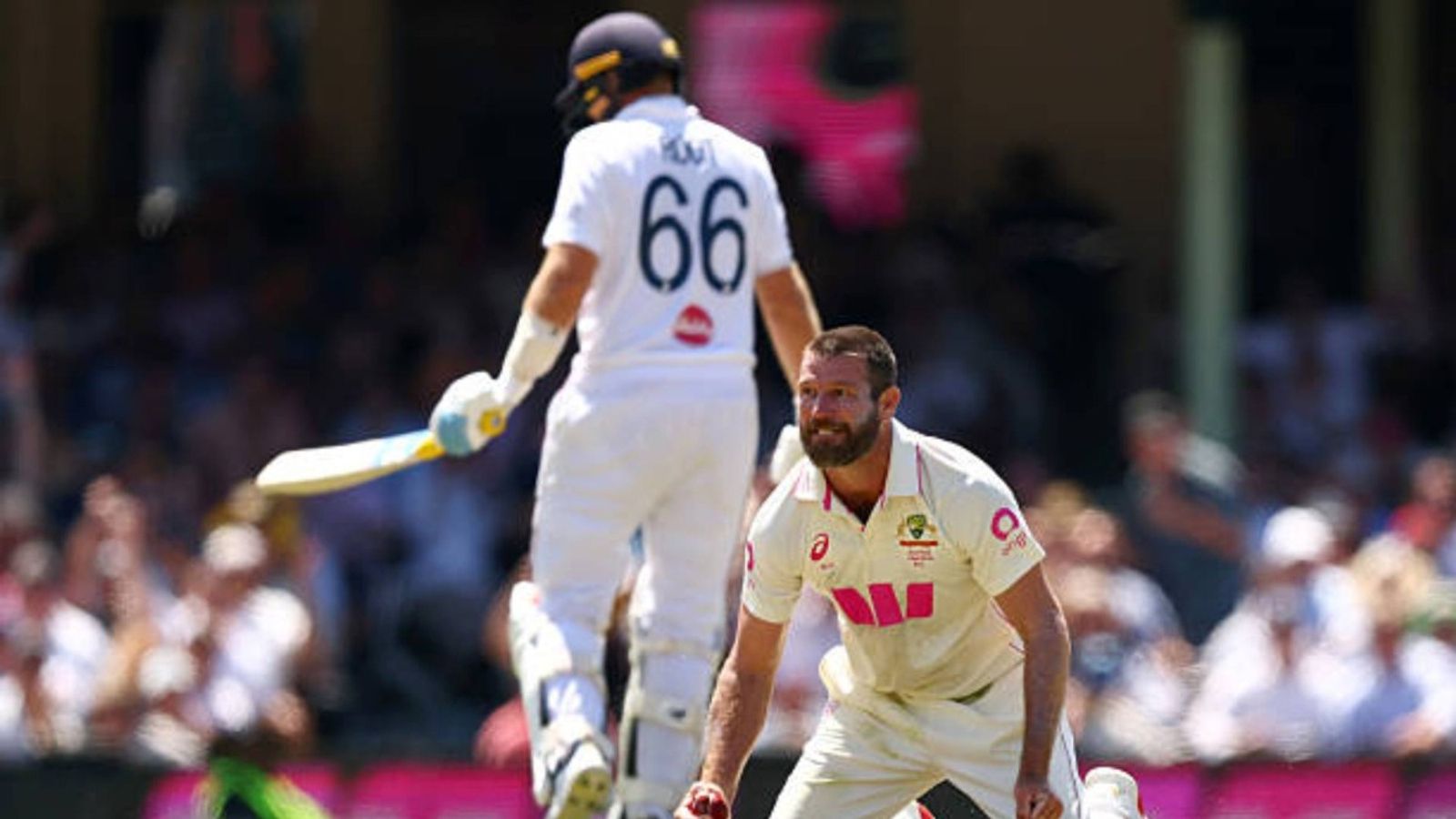 Michael Neser reveals masterplan behind Joe Root's dismissal on Day 2 of Sydney Test Michael Neser of Australia celebrates taking the wicket of Joe Root of England during day two of the Fifth Test in the 2025/26 Ashes Series between Australia and England (via Getty)
