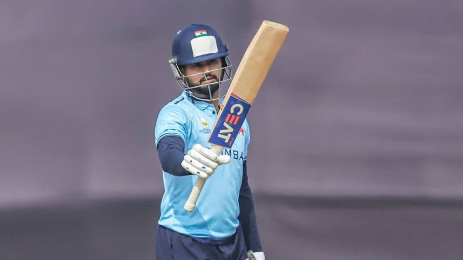 Shreyas Iyer and Shivam Dube power Mumbai to thrilling 7-run win over Himachal Pradesh in VHT Shreyas Iyer bats for Mumbai in Vijay Hazare Trophy (via X)