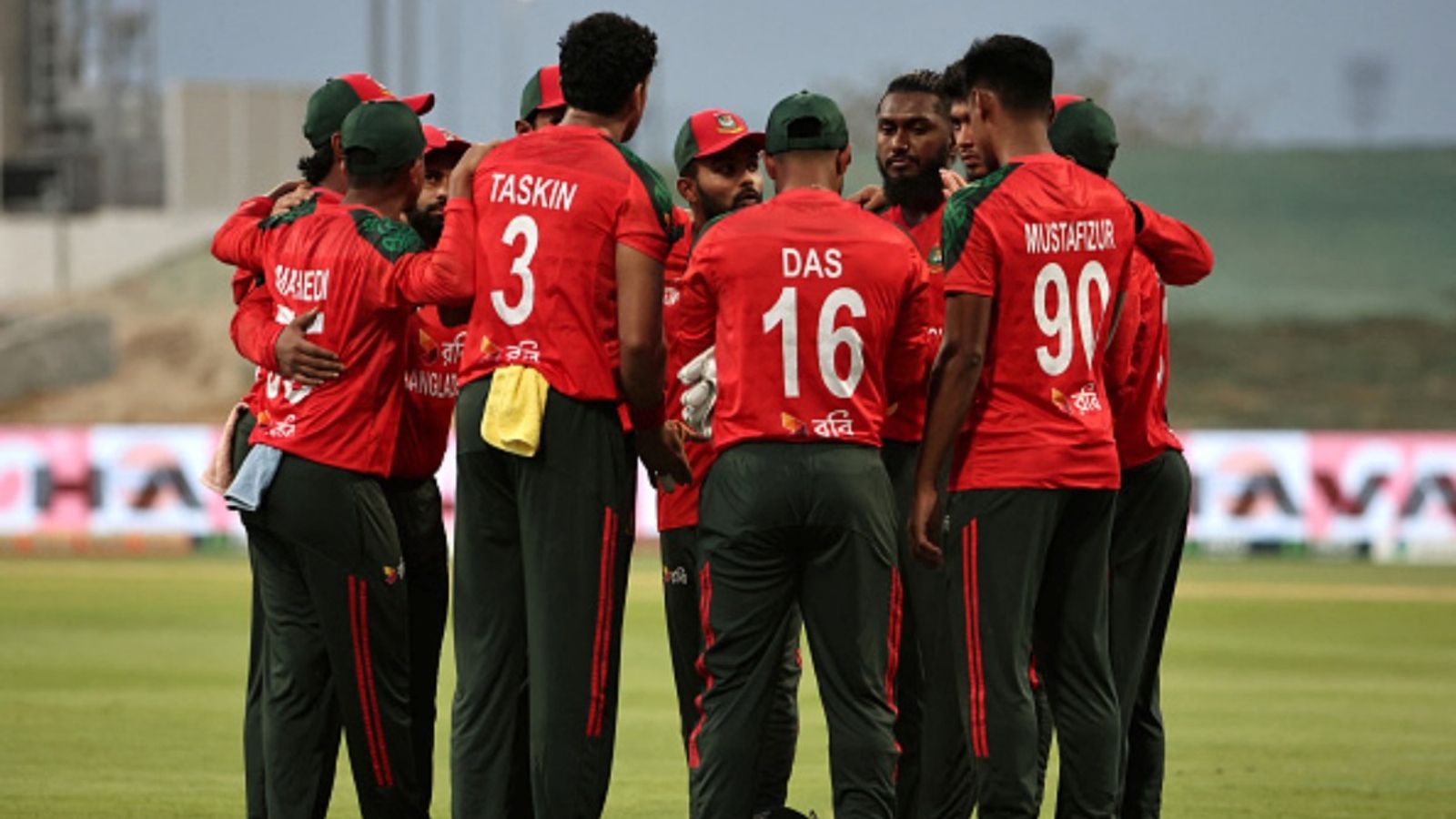 ICC rejects BCB's request to move their T20 World Cup 2026 matches out of India, informs about forfeiture risk Bangladesh's players make a huddle before the start of the T20 Asia Cup 2025 clash against Hong Kong at the Sheikh Zayed Cricket Stadium in Abu Dhabi on September 11, 2025.