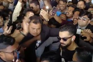 Watch: Virat Kohli fever grips Vadodara as fans mob batting superstar before ODI series vs NZ SportsTak