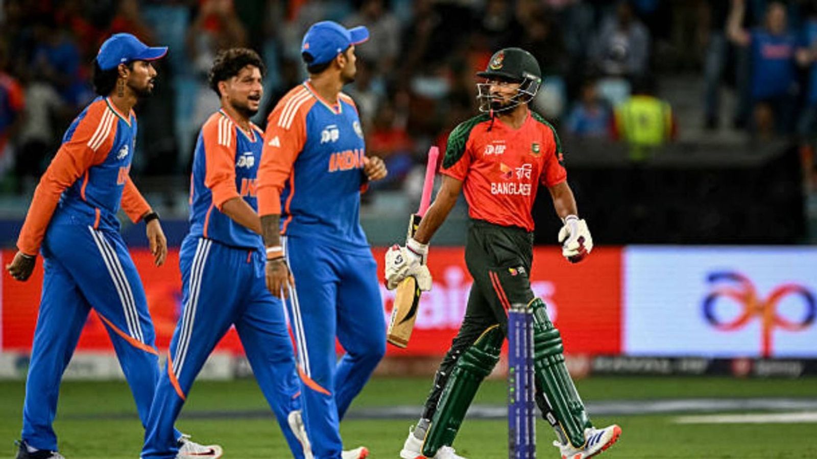 Big news: ICC rejects Bangladesh's request to shift their T20 WC matches outside India Bangladesh's Tanzim Hasan Sakib (R) walks back to the pavilion after his dismissal during the Asia Cup 2025 Super Four Twenty20 international cricket match between Bangladesh and India at the Dubai International Stadium (via Getty)