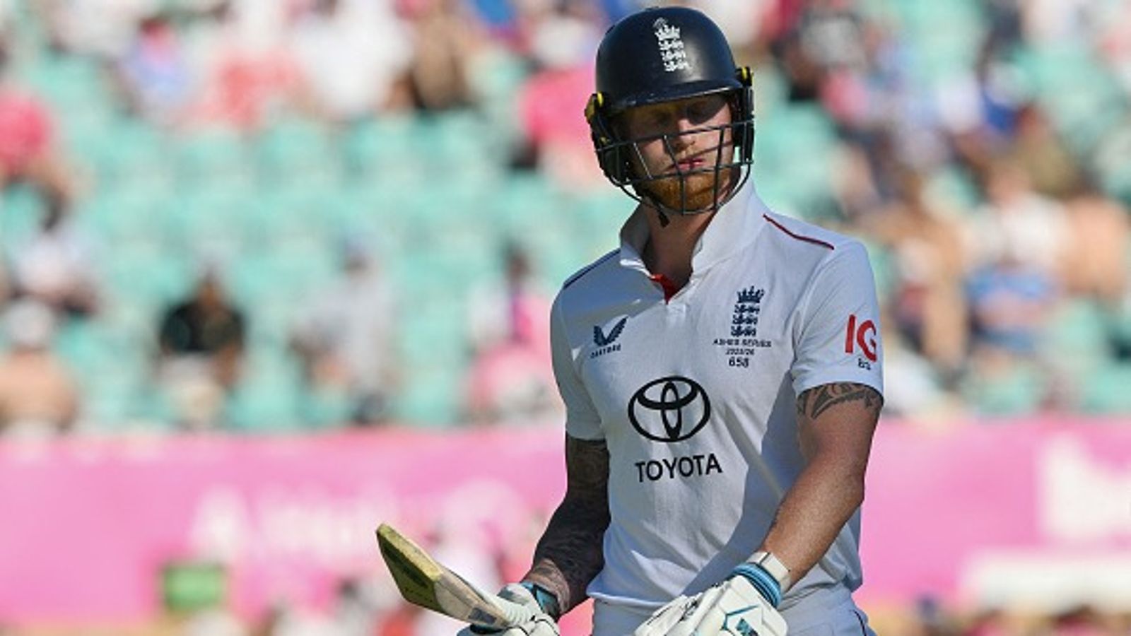Michael Vaughan wants Ben Stokes' England to give up 'Bazball' after Ashes failure England captain Ben Stokes in this frame. (Getty)