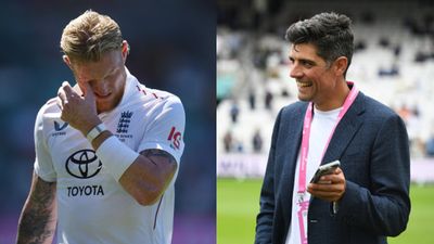 Alastair Cook says this target can hand England win against Australia on Day 5 of 5th Ashes Test England captain Ben Stokes (L) and legendary batter Alastair Cook in frame. (Getty)