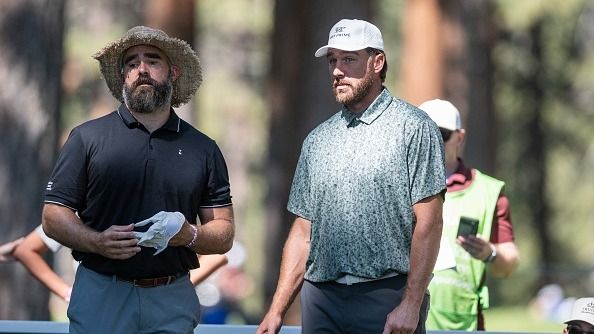 Travis and Jason Kelce makes honest admission about missing the playoffs with Kansas City Chiefs Travis Kelce and Jason Kelce in the frame