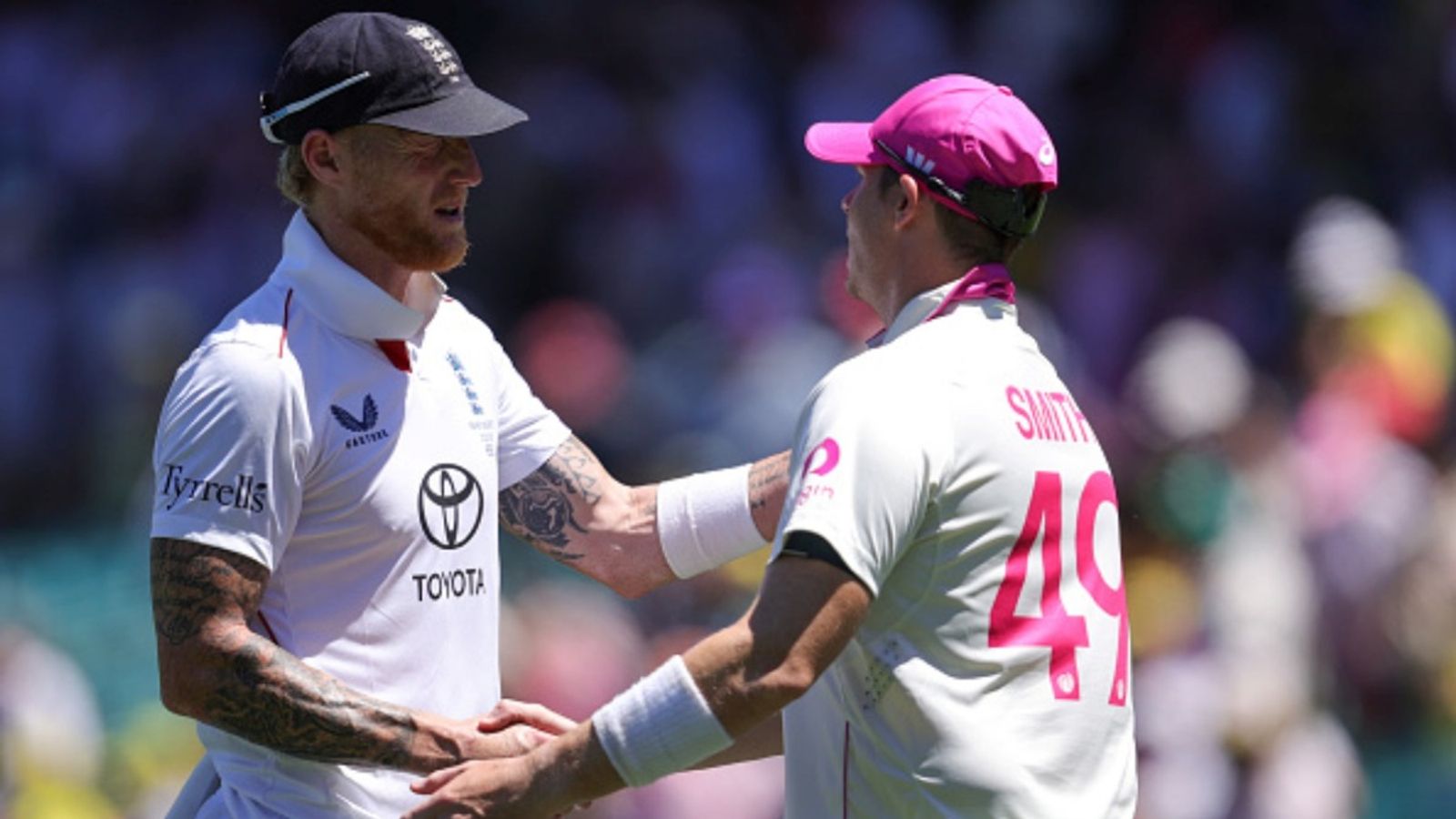 WTC 2025-27 Points Table Update: Australia maintain no.1 spot after SCG win, England's final hopes get bleaker Ben Stokes of England and Steve Smith of Australia shake hands after the Sydney Test.