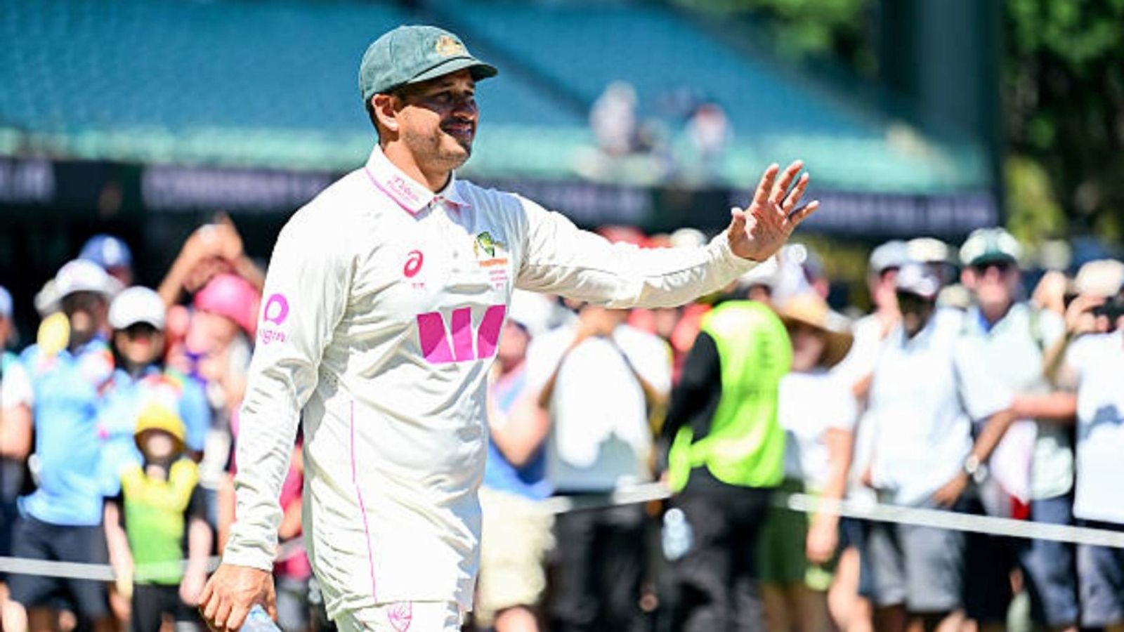 Usman Khawaja opens up on retiring from international cricket after Australia's victory in Sydney Test Usman Khawaja of Australia gestures to his family during day five of the Fifth Test in the 2025/26 Ashes Series between Australia and England at Sydney Cricket Ground (via Getty)