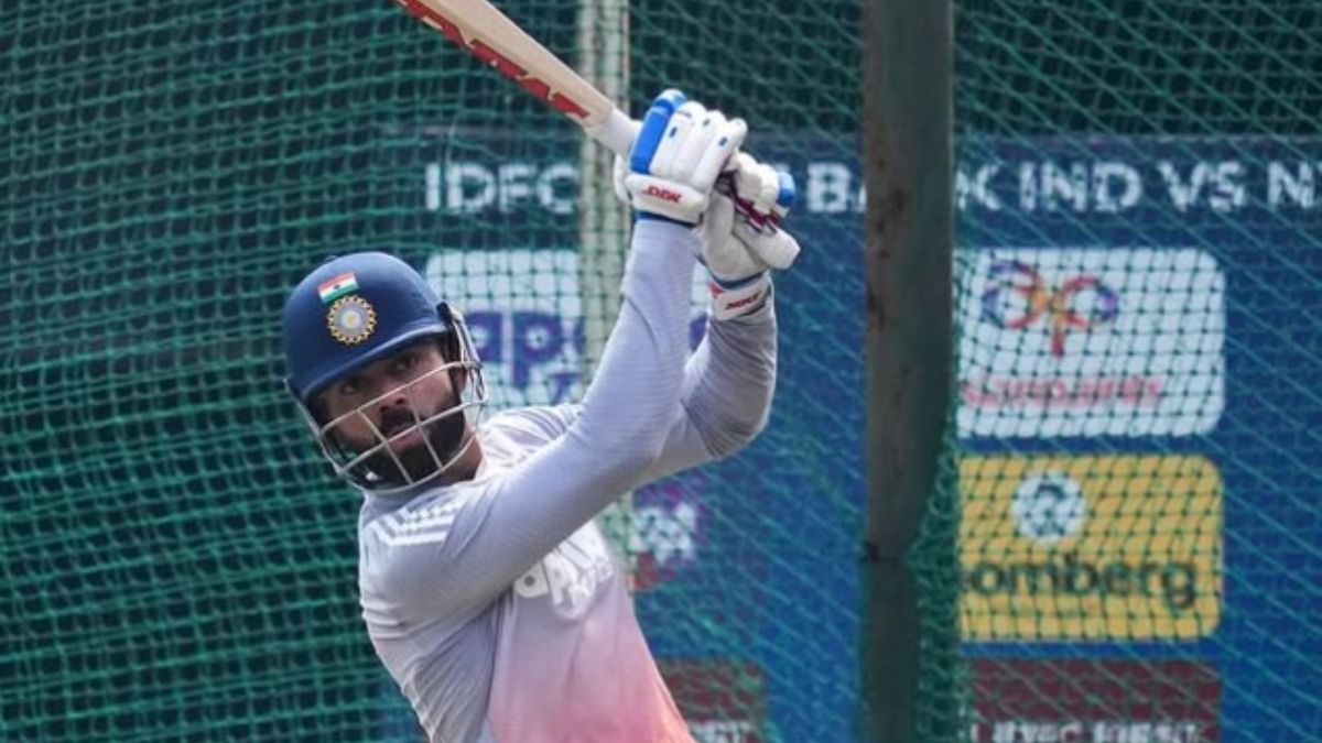 Virat Kohli batting in nets ahead of ODI series against New Zealand Virat Kohli batting in nets ahead of ODI series against New Zealand
