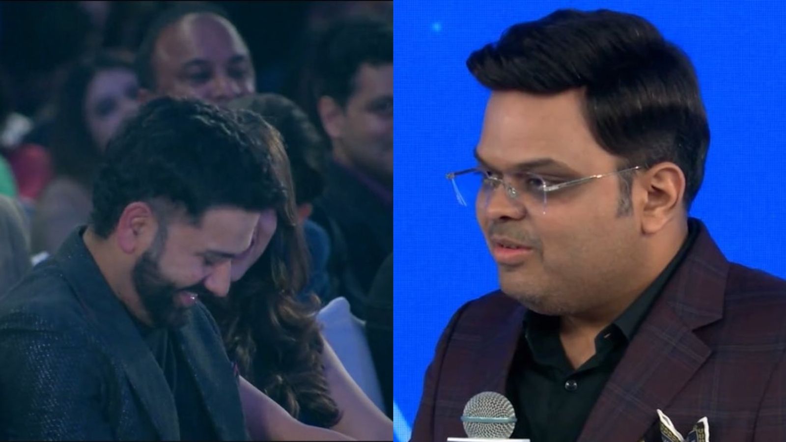 WATCH: Rohit Sharma’s priceless reaction after Jay Shah names him India captain Rohit Sharma and Jay Shah (X Screengrab)