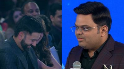 WATCH: Rohit Sharma’s priceless reaction after Jay Shah names him India captain Rohit Sharma and Jay Shah