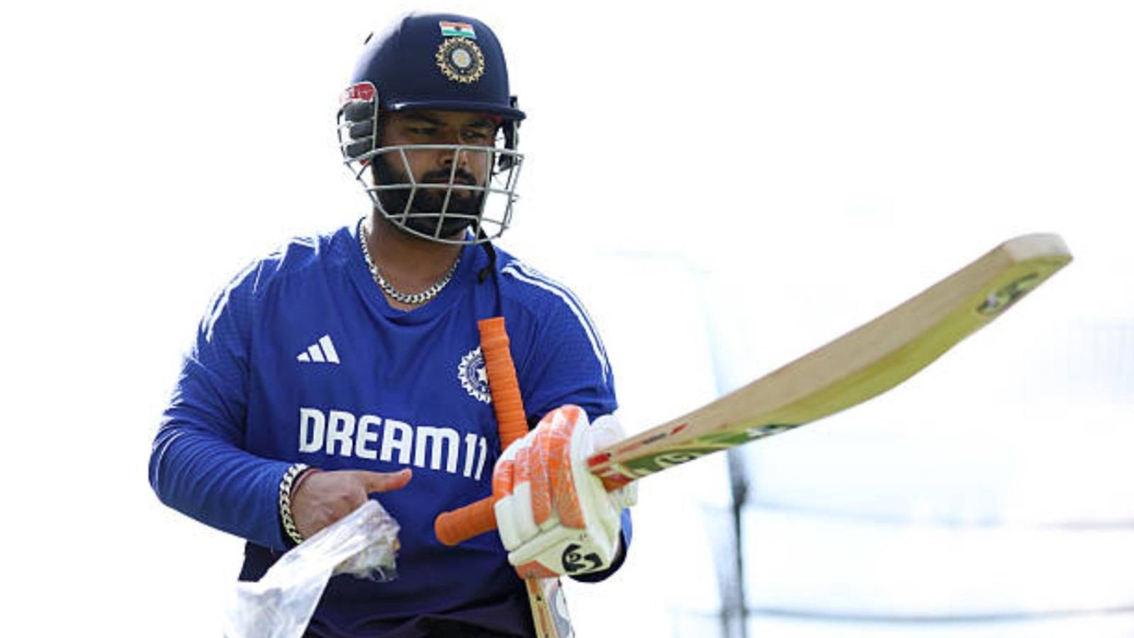 'Please open...': Ex-India opener wants Rishabh Pant to bat in top-order in T20 cricket Rishabh Pant of India during a India Session at Emirates Old Trafford (via Getty)