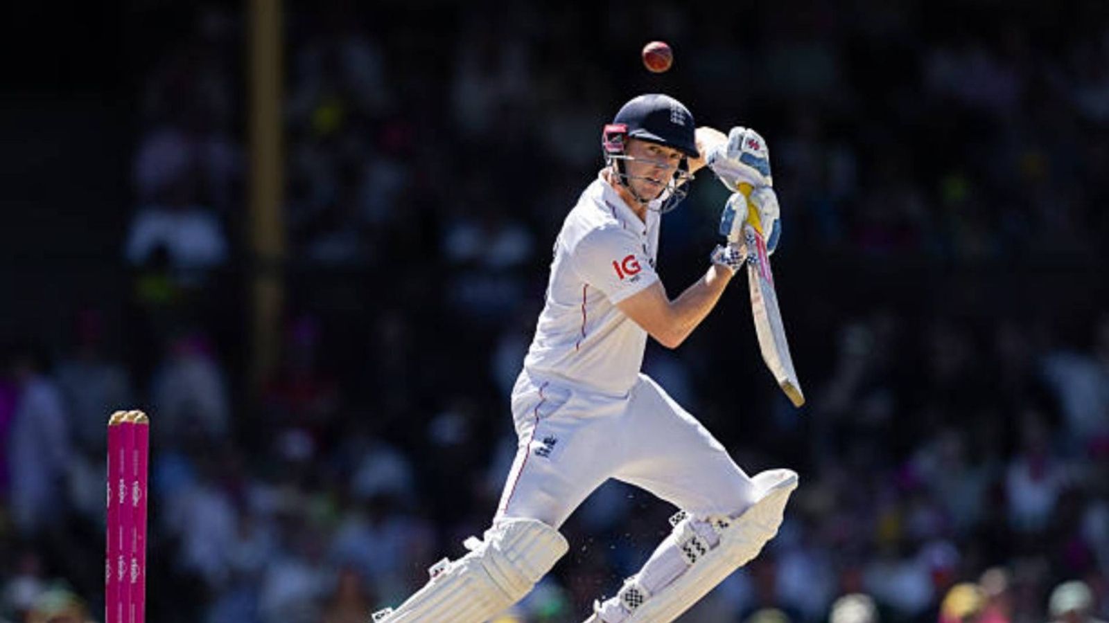 Brendon McCullum defends Harry Brook, backs him to deliver after dismal Ashes performance Harry Brook of England plays a defensive shot during day four of the Fifth Test Match in the 2025/26 Ashes Series between Australia and England at Sydney Cricket Ground (via Getty)