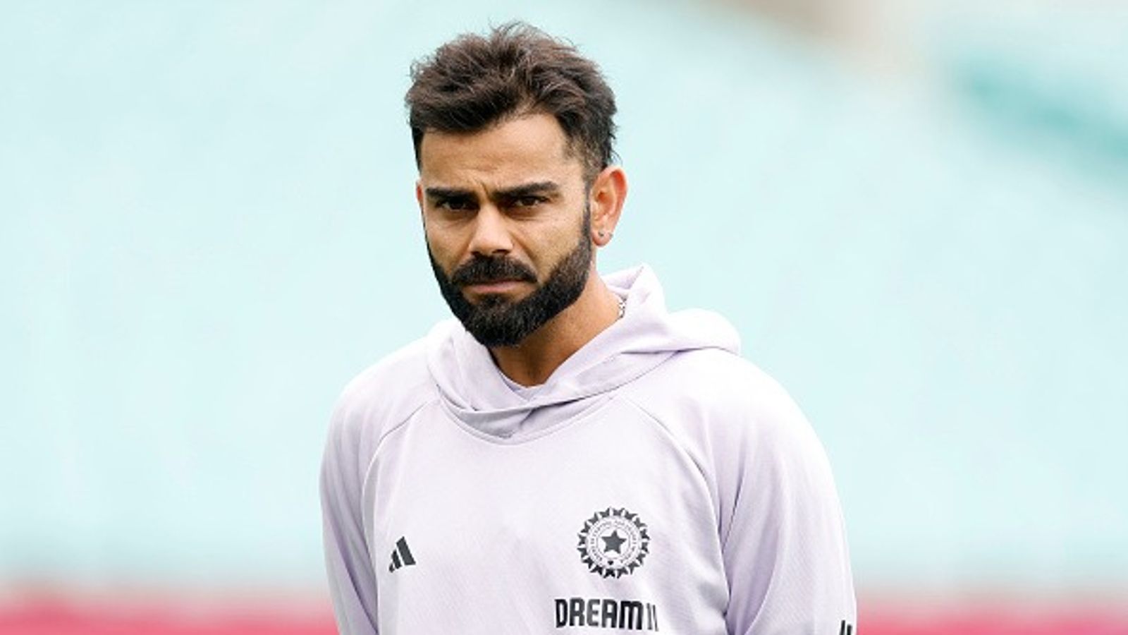 WATCH: Sanjay Manjrekar defends himself after backlash over 'easiest format’ claim on Virat Kohli Virat Kohli of India warms up before a clash